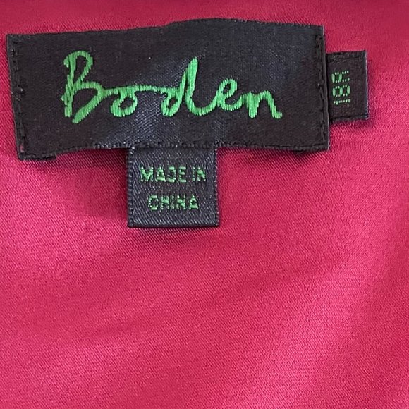 Boden Magenta Silk Dress - UK18/US 14 - Picture 8 of 9